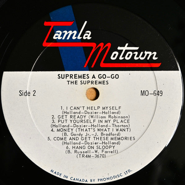 Supremes, The - A' Go-Go - 1966