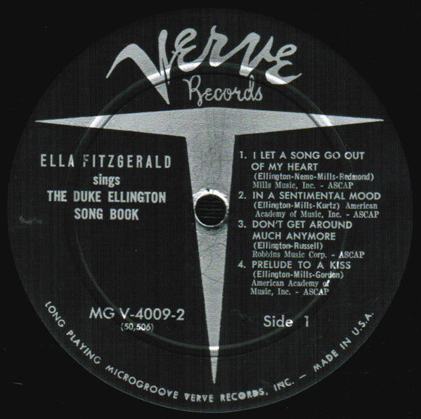 Ella Fitzgerald with Duke Ellington - Ella Fitzgerald Sings The Duke Ellington Song Book Volume Two Vinyl Record