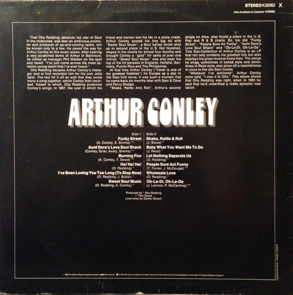 Arthur Conley - Best Of Arthur Conley - 1981