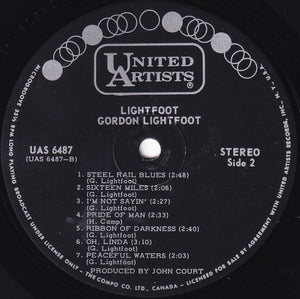Gordon Lightfoot - Lightfoot - 1966