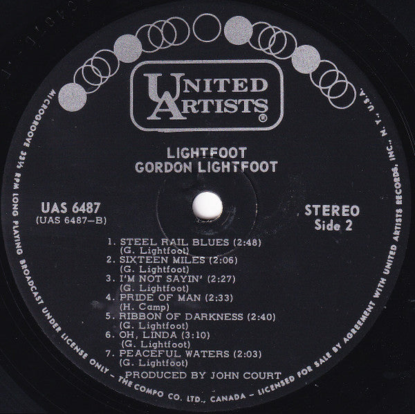 Gordon Lightfoot - Lightfoot - 1966