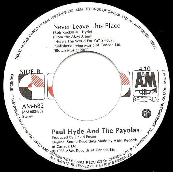 Payola$ - You're The Only Love - 1985