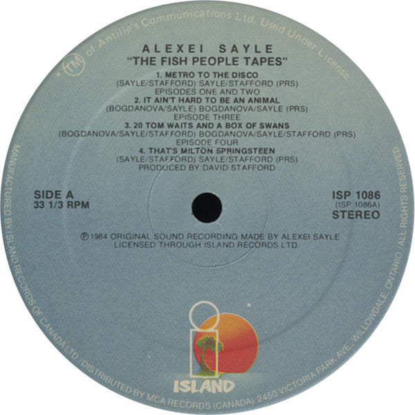 Alexei Sayle - The Fish People Tapes - 1984