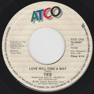 Yes - Love Will Find A Way