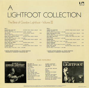 Gordon Lightfoot - A Lightfoot Collection: The Best Of Gordon Lightfoot Vol. 3 - 1975
