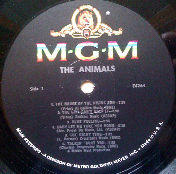 The Animals - The Animals Vinyl Record