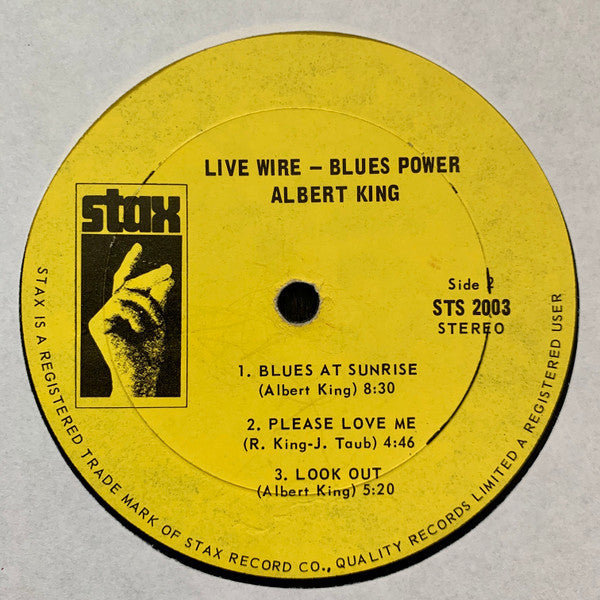 Albert King - Live Wire / Blues Power