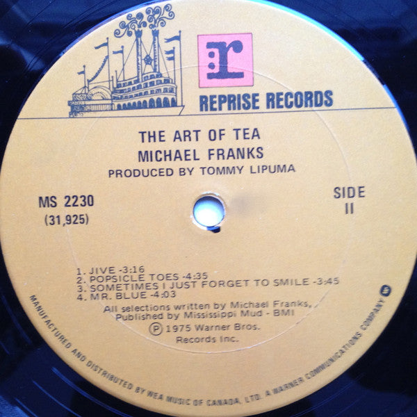 Michael Franks - The Art Of Tea Vinyl Record