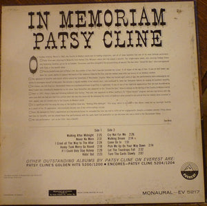 Patsy Cline - In Memoriam