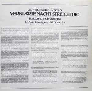 Arnold Schoenberg - LaSalle Quartet, Donald McInnes, Jonathan Pegis - Verklärte Nacht • Streichtrio / Transfigured Night • String Trio - 1984