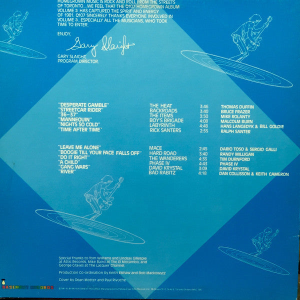 Various - Q107 Homegrown Volume 3 - 1981