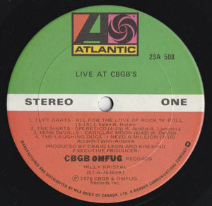 Various - Live At CBGB's - The Home Of Underground Rock