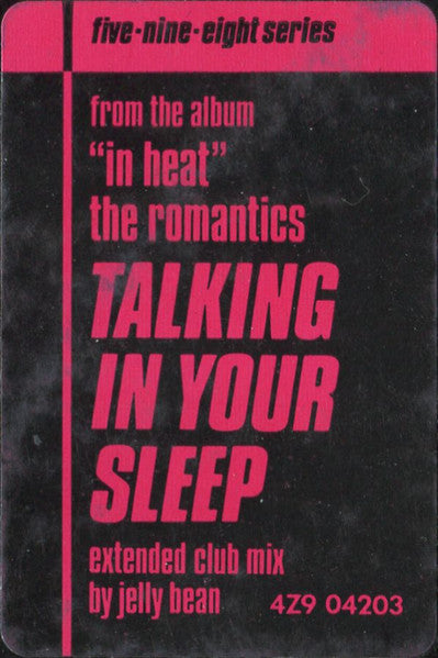 Romantics, The - Talking In Your Sleep - 1983