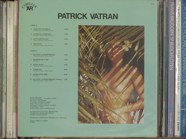Patrick Vatran - Ca C'est La Martinique - 1981