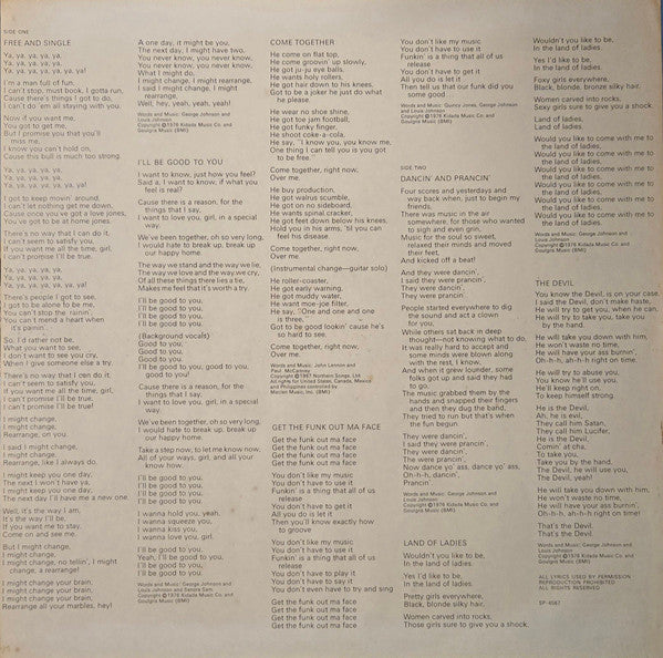 Brothers Johnson - Quincy Jones Presents - Look Out For #1 - 1976