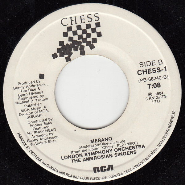 Murray Head - One Night In Bangkok - 1984