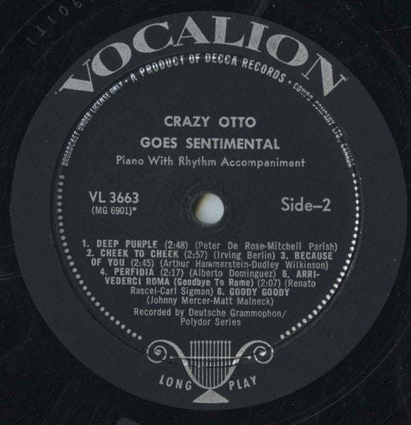 Der Schräge Otto - Crazy Otto Goes Sentimental - 1959