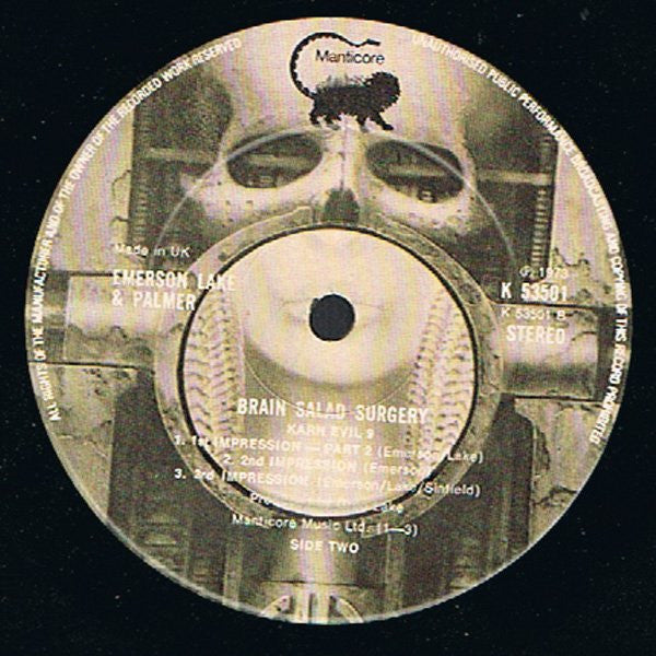 Emerson, Lake & Palmer - Brain Salad Surgery - 1973