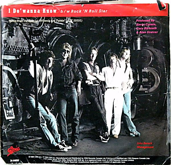 Reo Speedwagon - I Do'wanna Know - 1984