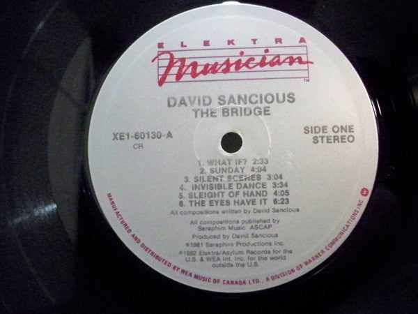 David Sancious - The Bridge Vinyl Record