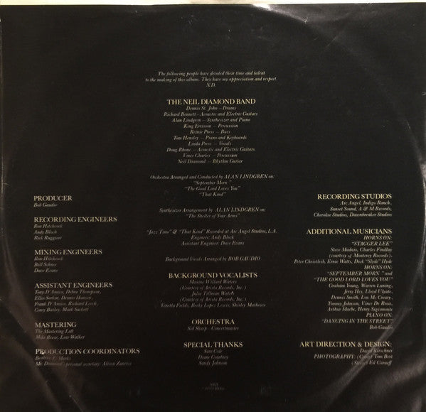 Neil Diamond - September Morn - 1979