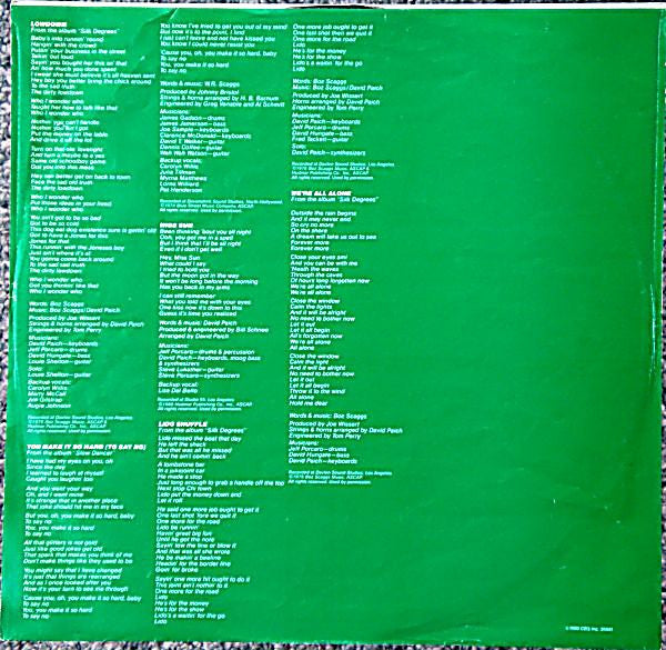Boz Scaggs - Hits! - 1980