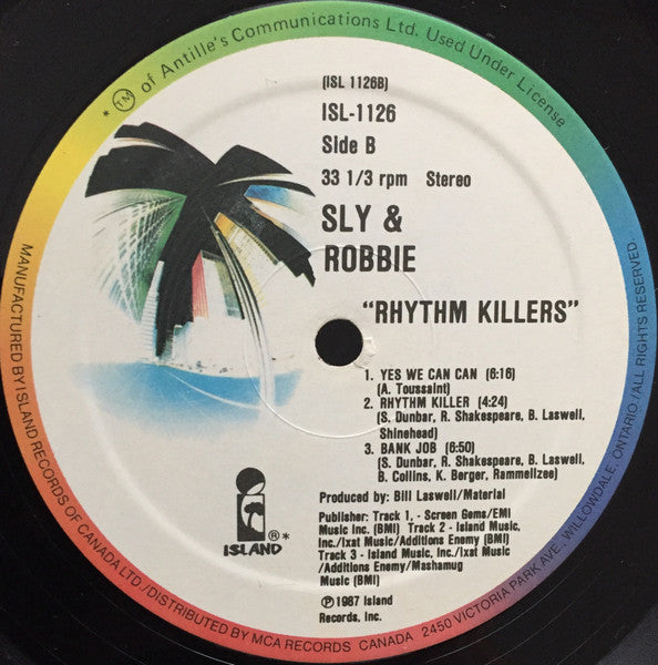 Sly & Robbie - Rhythm Killers - 1987