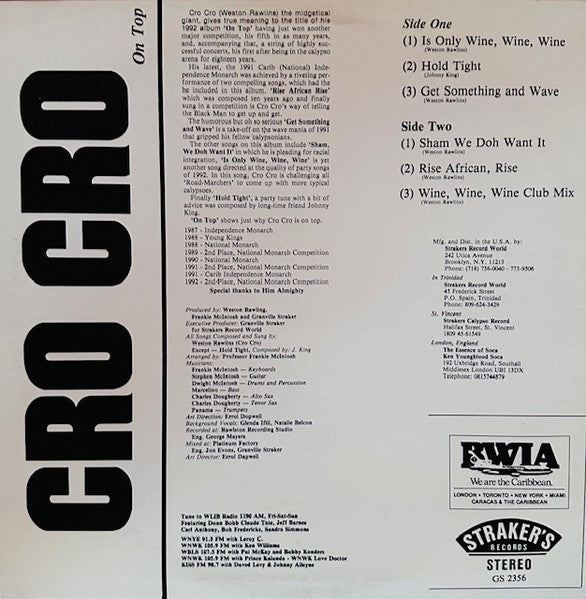 Cro Cro - On Top - 1992