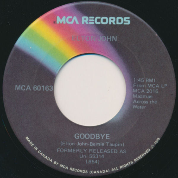 Elton John - Levon / Goodbye - 1973