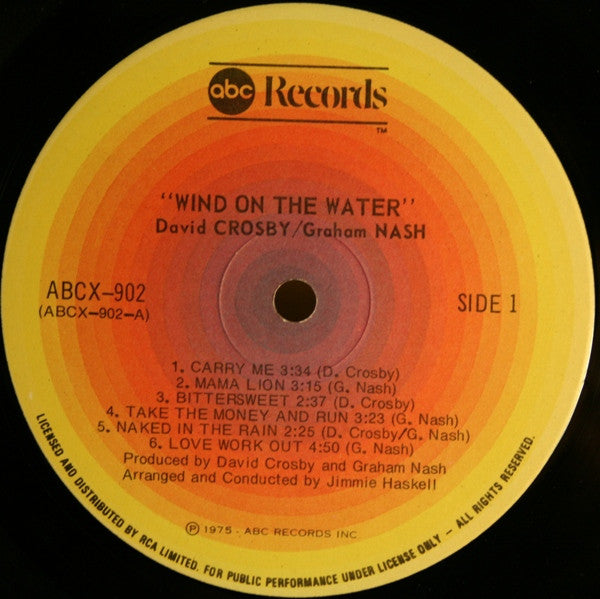 Crosby & Nash - Wind On The Water