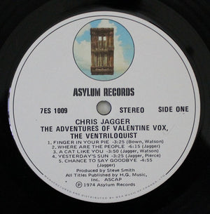 Chris Jagger - The Adventures Of Valentine Vox The Ventriloquist - 1974