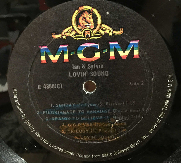 Ian & Sylvia - Lovin' Sound Vinyl Record