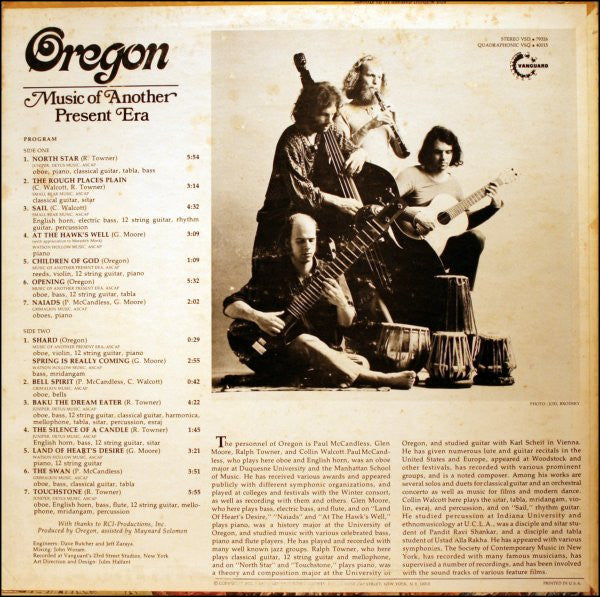 Oregon - Music Of Another Present Era Vinyl Record