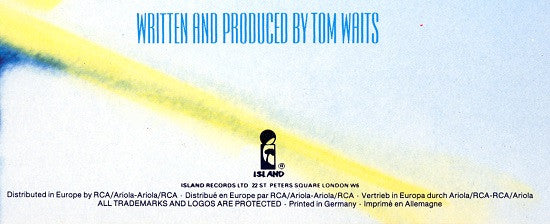 Tom Waits - Swordfishtrombones -