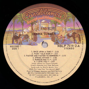 Donna Summer - Live And More - 1978
