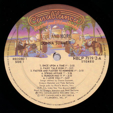Donna Summer - Live And More - 1978
