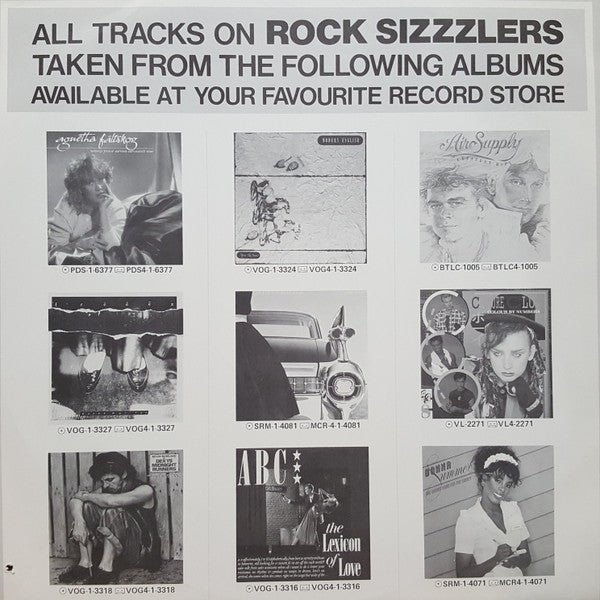 Various - Rock Sizzzlers - 1984