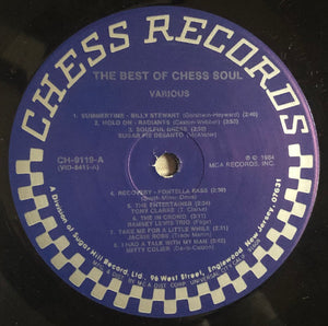 Various - The Best Of Chess Checker Cadet - Soul