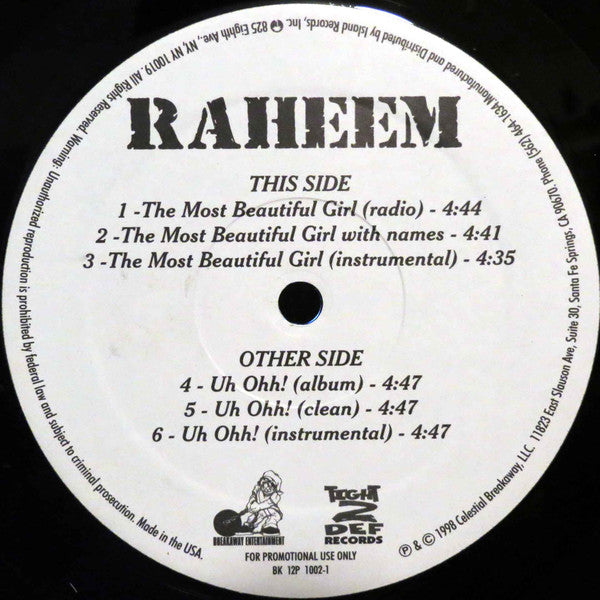 Raheem The Dream - The Most Beautiful Girl