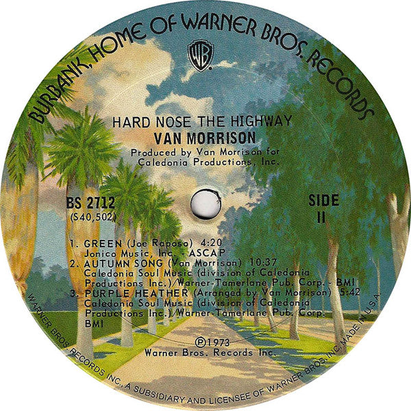 Van Morrison - Hard Nose The Highway - 1973
