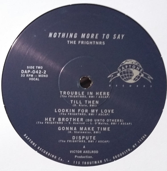 Frightnrs, The - Nothing More To Say - 2016