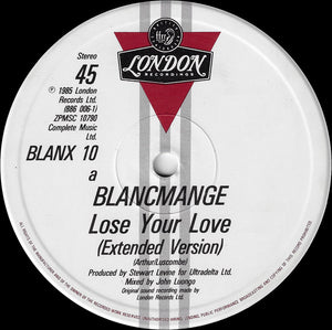 Blancmange - Lose Your Love - 1985