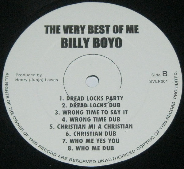 Billy Boyo - The Very Best Of Me - 2006