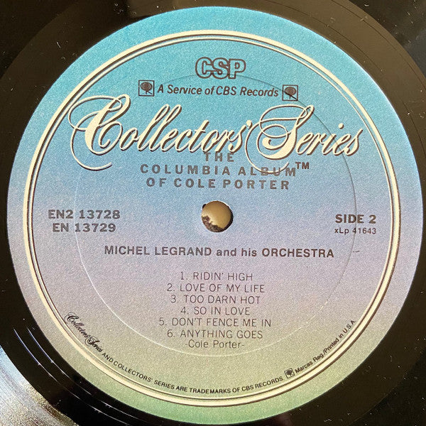 Michel Legrand And His Orchestra - The Columbia Album Of Cole Porter Vinyl Record