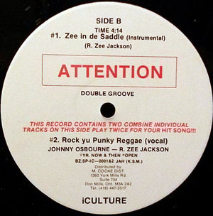 R. Zee Jackson / Johnny Osbourne - Brooklyn Special / Zee In De Saddle / Rock Yu Punky Reggae -