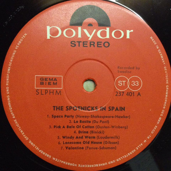 The Spotnicks - The Spotnicks In Spain (Bailemos Con Los Spotnicks)