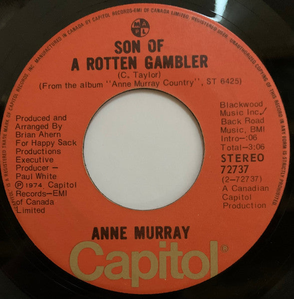 Anne Murray - Just One Look / Son Of A Rotten Gambler - 1974