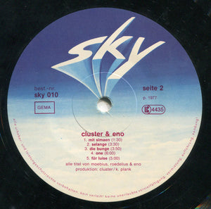 Cluster & Brian Eno - Cluster & Eno - 1977