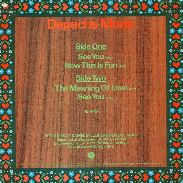 Depeche Mode - See You - 1982