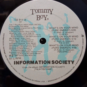 Information Society - What's On Your Mind (Pure Energy)